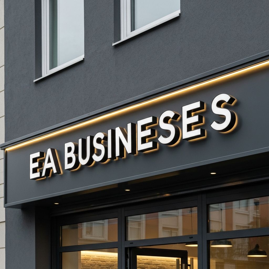 Custom storefront sign