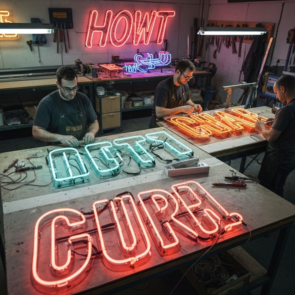 Custom signage workshop